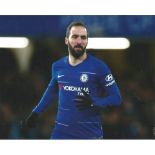 Gonzalo Higuiain Signed Chelsea 8x10 Photo. Good Condition. All signed pieces come with a