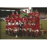 Football Autographed 12 x 8 Photo, Depicting The 1968 European Cup Winners - Manchester United,