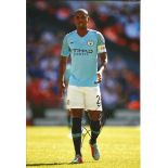 Football Fernandinho 12x8 signed colour photo pictured in action for Manchester City. Good condition