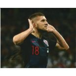 Ante Rebic Signed Croatia 8x10 Photo. Good Condition Est.