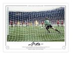 Limited Edition, 16" X 12", Only 75 Issued, Depicting Tottenham's Glenn Hoddle Scoring From The