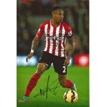 Nathaniel Clyne Signed Southampton 8x12 Photo. Good Condition Est.