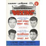 Boxing Terry Spinks v Bobby Neill Featherweight championship of Great Britain vintage fight