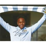 Football Raheem Sterling 8x10 signed colour photo. Good condition Est.