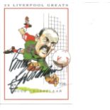 Football Bruce Grobbelaar 6x4 signed colour caricature. Bruce David Grobbelaar (born 6 October 1957)