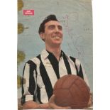 Football Bob Stokoe 10x7 signed colour magazine photo. Good condition Est.
