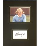 Football Francis Lee 16x12 mounted signature piece includes colour photo and signed album page