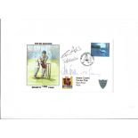 Cricket Peter Moores Sussex C. C. C Benefit 1998 year cover signed by Chris Adams, Ted Dexter,