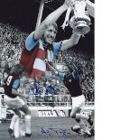 Colorized Photo 12 X 8, Depicting A Montage Of Images Relating To West Ham United's 2-0 Victory Over