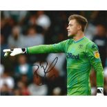 Bailey Peacock-Farrell Signed Leeds United 8x10 Photo. Good Condition Est.
