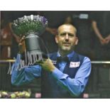 Snooker Mark Williams 10x8 signed colour photo. Mark James Williams, MBE (born 21 March 1975) is a
