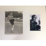 Football Alf Ramsey signed 12x16 mounted signature piece includes signed b/w photo during his