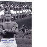 B/W Photo 12 X 8, Depicting A Montage Of Images Relating To Manchester United Goalkeeper Harry