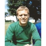Football Gordon West 10x8 signed colour photo pictured during his time for Everton F. C. Good