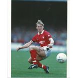 Football Stuart Pearce 10x8 signed colour photo pictured during his time with Nottingham Forest.