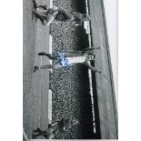 B/W Photo 12 X 8, Depicting Birmingham City Centre-Forward Trevor Francis Running Away In