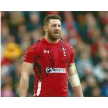 Alex Cuthbert Signed Wales Rugby 8x10 Photo. Good Condition Est.