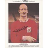 Terry Hennessey A Wonderful Collectable Card, Issued By Typhoo Tea Limited, Measuring 10" X 8"
