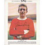 Denis Law A Wonderful Collectable Card, Issued By Typhoo Tea Limited, Measuring 10" X 8" This Card
