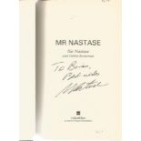 Tennis Ilie Nastase hardback book titled Mr Nastase My Autobiography signed on the inside title page