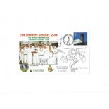 Cricket The Bunbury Cricket Club FDC Surrey C. C. C v Bunbury C. C cover signed by Adam Hollioake,