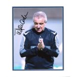 Football Terry Venables signed 12x10 mounted colour photo pictured during his time as manager of