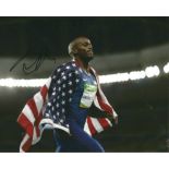 Jeff Henderson Signed Rio 2016 Olympics Athletics 8x10 Photo. Good Condition Est.