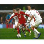 David Brooks Signed Wales 8x10 Photo. Good Condition Est.