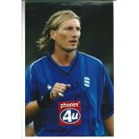 Football Robbie Savage 12x8 signed colour photo pictured while playing for Birmingham City. Good