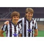 Col Photo 12 X 8, Depicting Newcastle United's Peter Beardsley And Chris Waddle Posing For