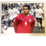 Football Tom Huddlestone 12x16 signed colour montage photo. Good condition Est.