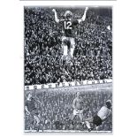 Football David Fairclough signed 16x12 b/w montage photo of the legendary Anfield Super Sub. Good