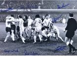 B/W Photo 16 X 12, Depicting The Infamous Moment When Francis Lee Of Derby County And Norman