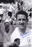 B/W Photo 12 X 8, Depicting A Montage Of Images Relating To Legendary Tottenham Captain Dave Mackay,