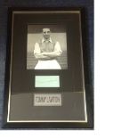 Football Tommy Lawton 25x16 mounted and framed signature piece includes B/W photo and signed album