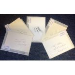 Football collection 6 signed 6x4 white cards from some legendary names includes Kevin Keegan, Nat