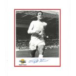 Football Geoff Hurst signed 14x11 mounted autograph editions b/w photo. Good condition Est.