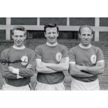 B/W Photo 12 X 8, Depicting A Stunning Image Showing Liverpool's Bobby Graham, Tommy Smith And