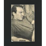 Football Jimmy Greaves signed 12x10 mounted b/w magazine photo. James Peter Greaves (born 20