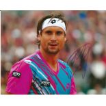 Tennis David Ferrer 8x10 signed colour photo. David Ferrer Ern Spanish professional tennis player
