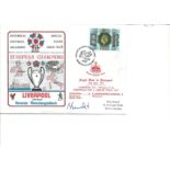 Football Rainer Bonhof signed Liverpool v Borussia Monchengladbach special FDC no 8 PM Liverpool