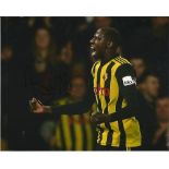 Abdoulaye Doucoure Signed Watford 8x10 Photo. Good Condition Est.