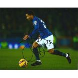 Aaron Lennon Signed Everton 8x10 Photo. Good Condition Est.