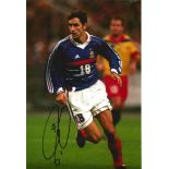 Football Robert Pires 12x8 signed colour photo pictured in action for France. Good condition Est.