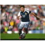 Ryan Fraser Signed Bournemouth & Scotland 8x10 Photo. Good Condition Est.