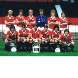 Col Photo 16 X 12, Depicting A Wonderful Image Showing The 1977 Fa Cup Winners - Manchester