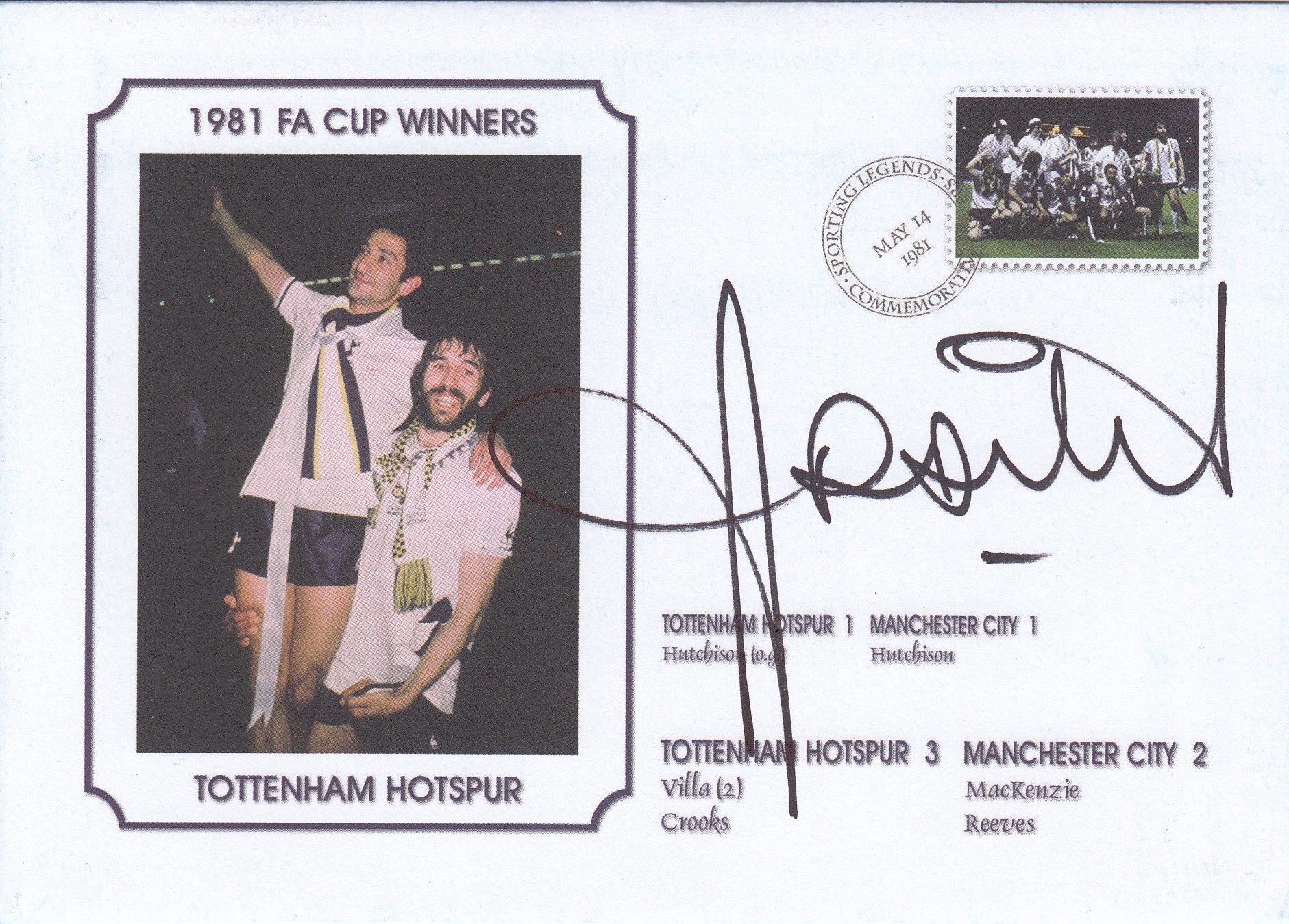 Ossie Ardiles A Superbly Designed Modern Commemorative Cover, Issued By Sporting Legends In 2008,