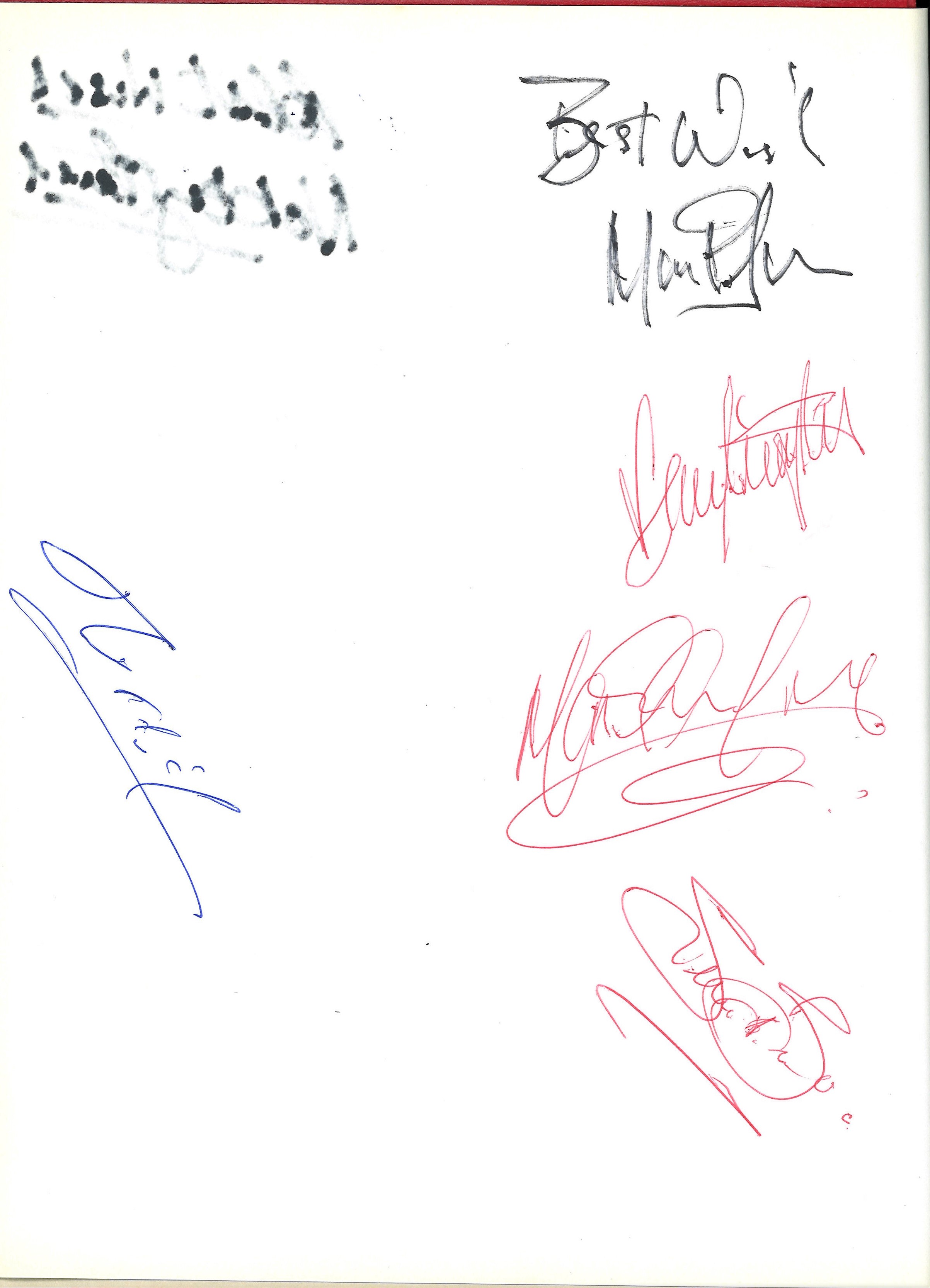 Football Manchester United book titled The Official Manchester United Illustrated History signed - Image 3 of 3