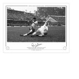 Limited Edition, 16" X 12", Only 75 Issued, Depicting England's Ray Wilson At Full Stretch As He