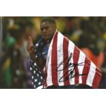 Athletics Christian Coleman 8x12 signed colour photo. Christian Coleman (born March 6, 1996) is a